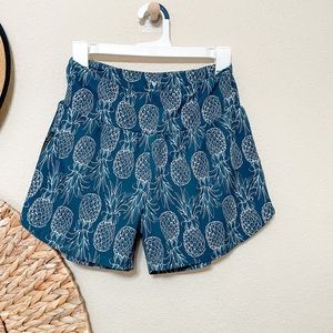 Pineapple 🍍 workout shorts SOLD